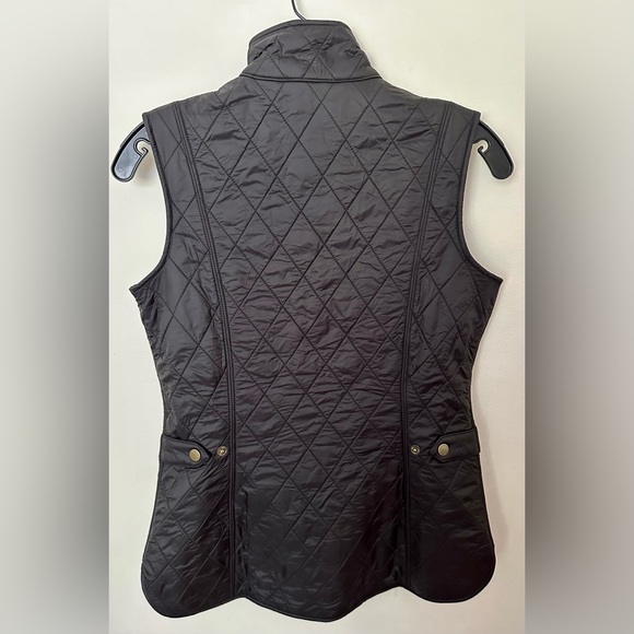 NWTs Barbour Women’s Wray Quilted Gilet/Vest. Black. Sz. 4 US (8 UK) - Picture 3 of 16